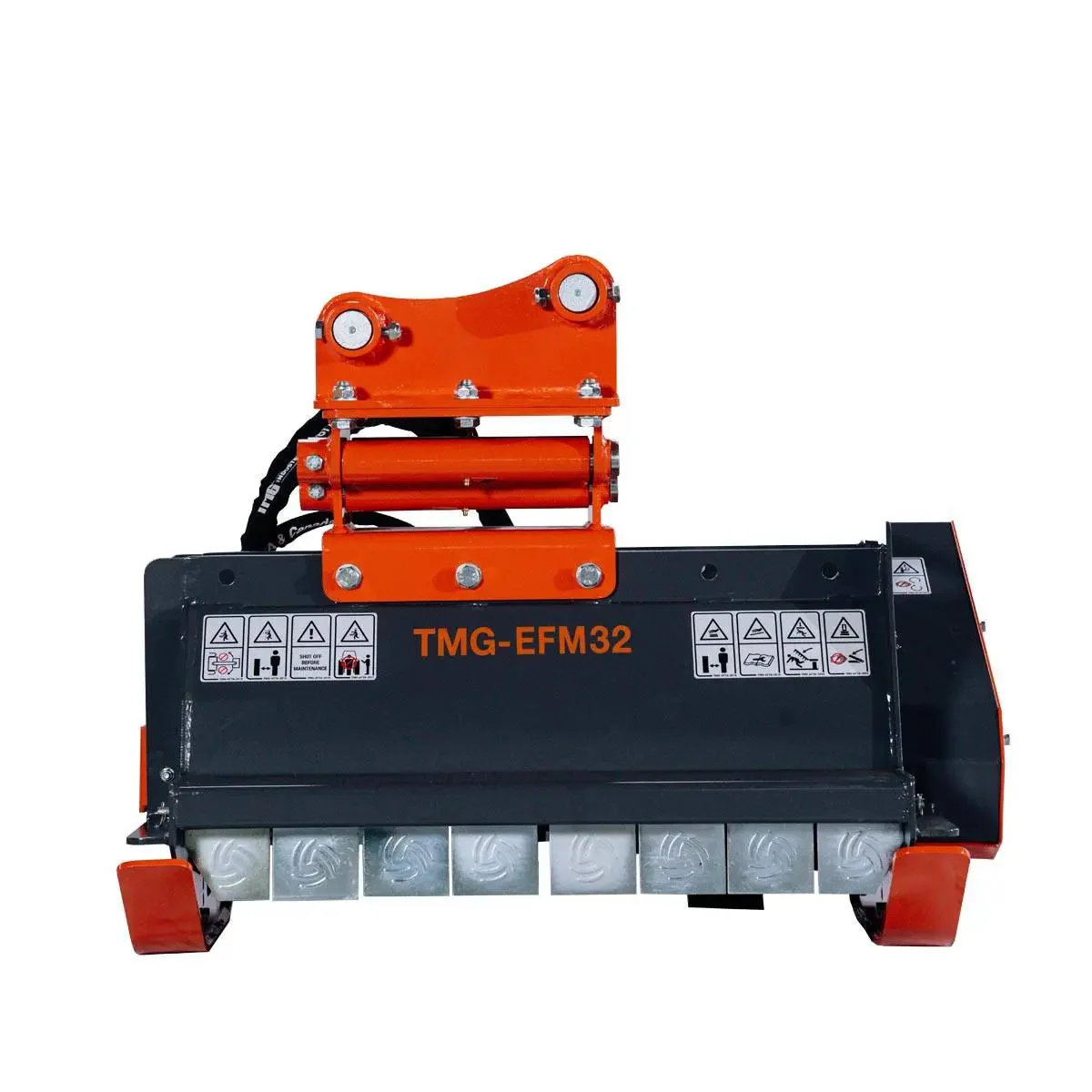 810 mm (32″) Flail Mower Brush Cutter for Mini to Midsize Excavators and Backhoes, TMG‑EFM32 - Image 9