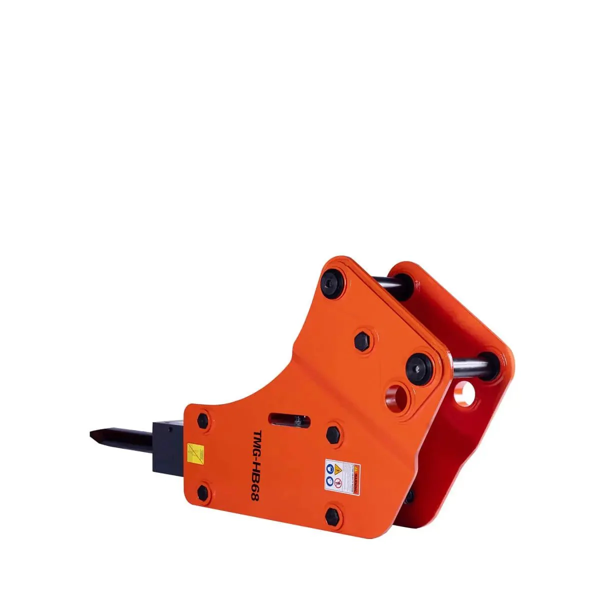 Hydraulic Breaker for 4–7 Ton Excavators, Pin Grabber Lugging Coupler, TMG-HB68 - Image 5