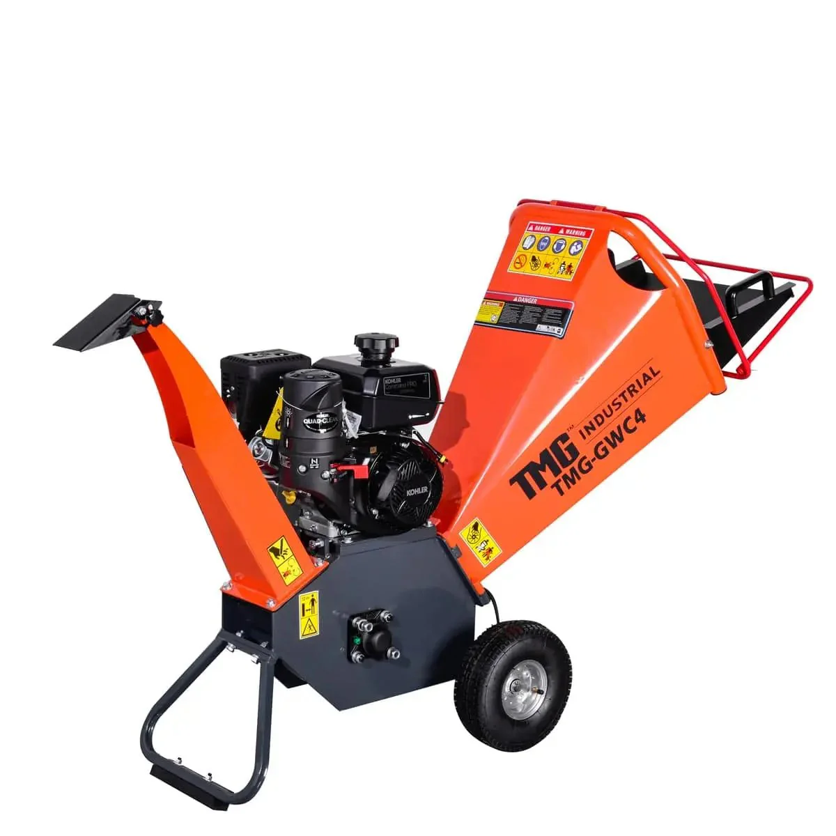 TMG Heavy Series™ 100 mm Wood Chipper with 7 HP Kohler Gas Engine and 152mm Reversible Blades, TMG-GWC4 - Image 5