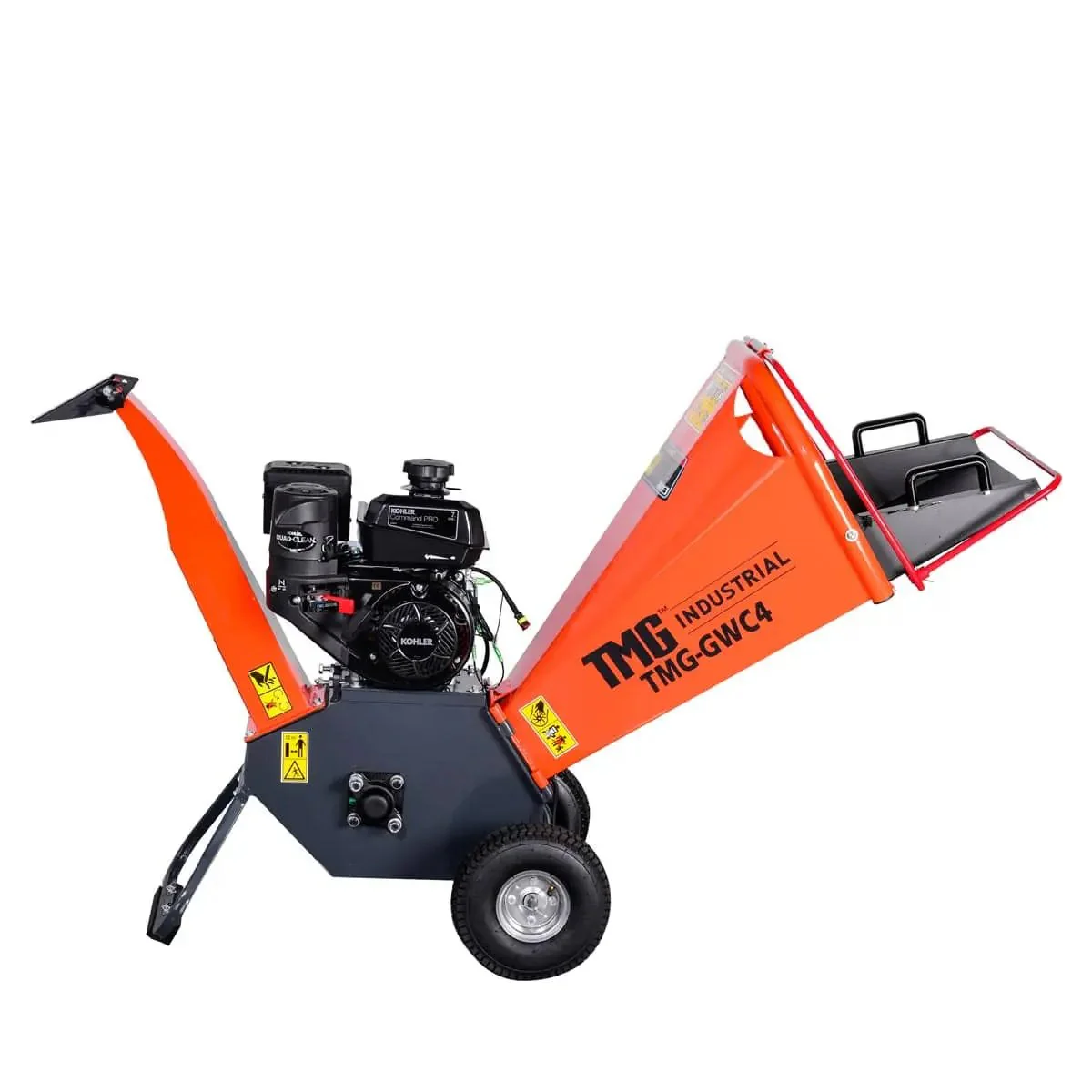 TMG Heavy Series™ 100 mm Wood Chipper with 7 HP Kohler Gas Engine and 152mm Reversible Blades, TMG-GWC4 - Image 6