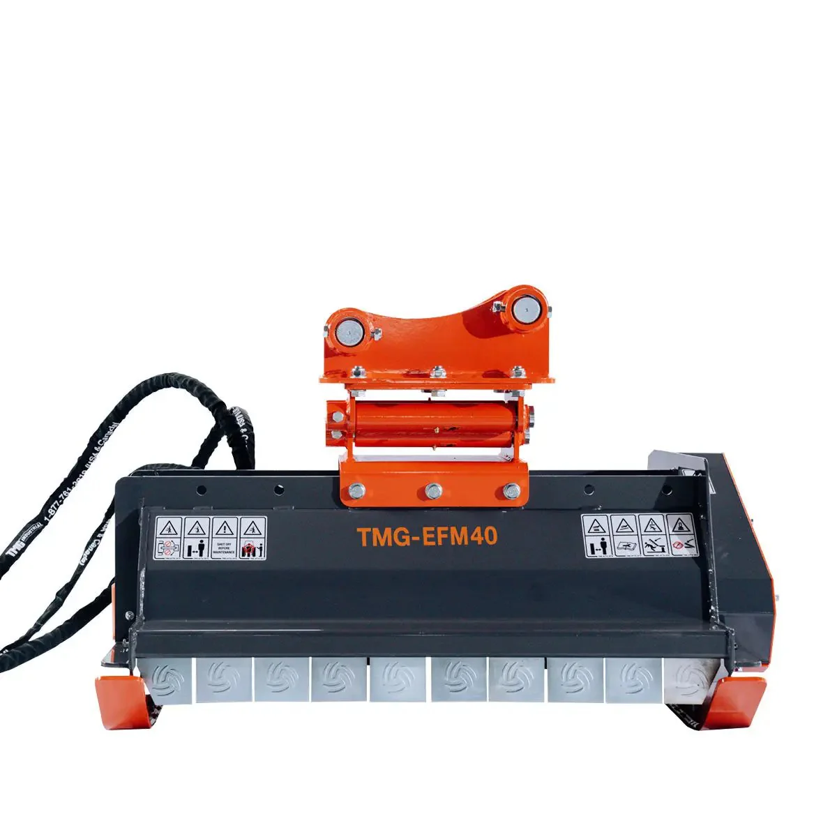 1015 mm (40") Flail Mower Brush Cutter for Mini to Midsize Excavators and Backhoes, TMG‑EFM40 - Image 10
