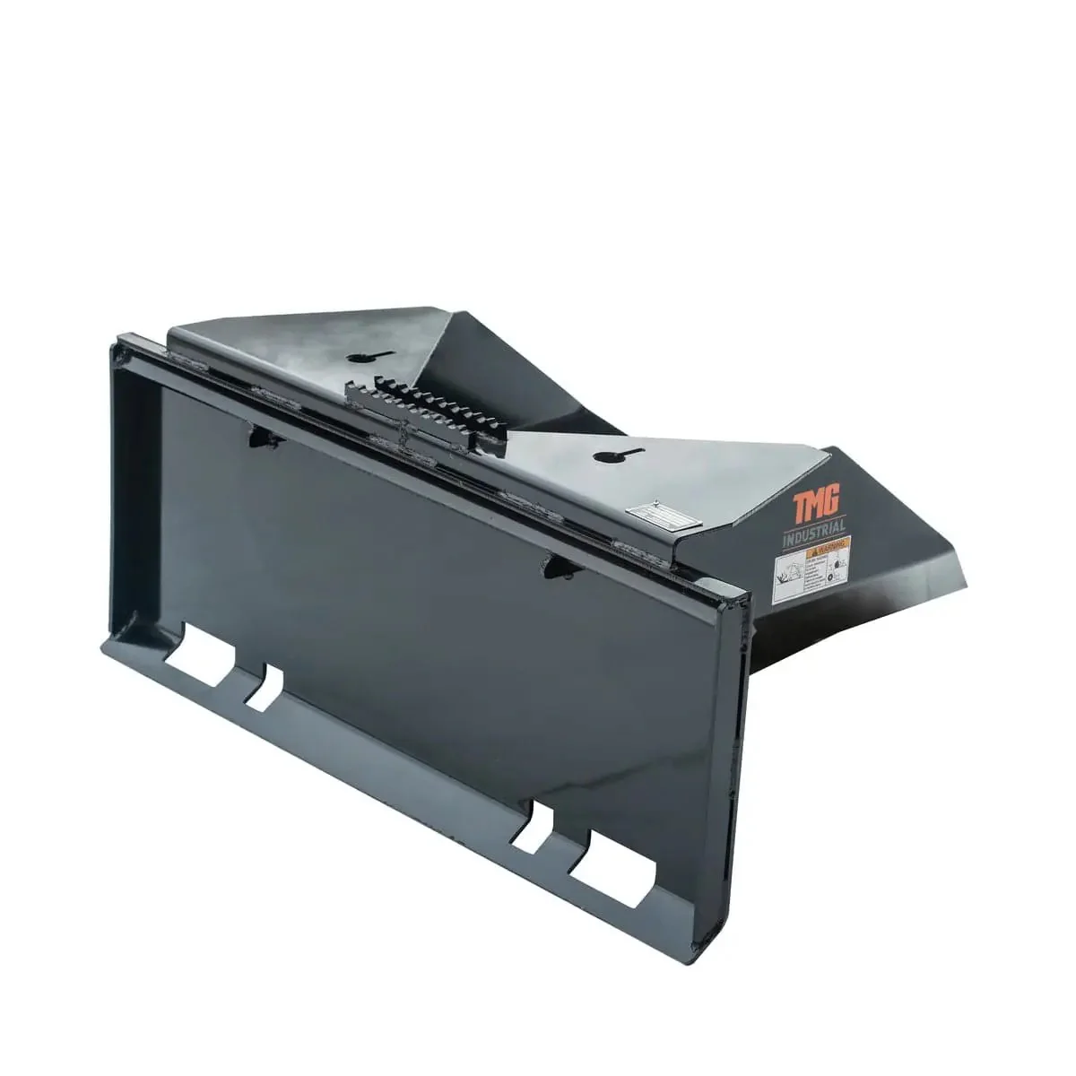 1067 mm (42″) Heavy Duty Skid Steer Tree Scoop, 680 kg (1500 lb) Capacity, Chain Slot Tie Downs, TMG-TS42 - Image 5