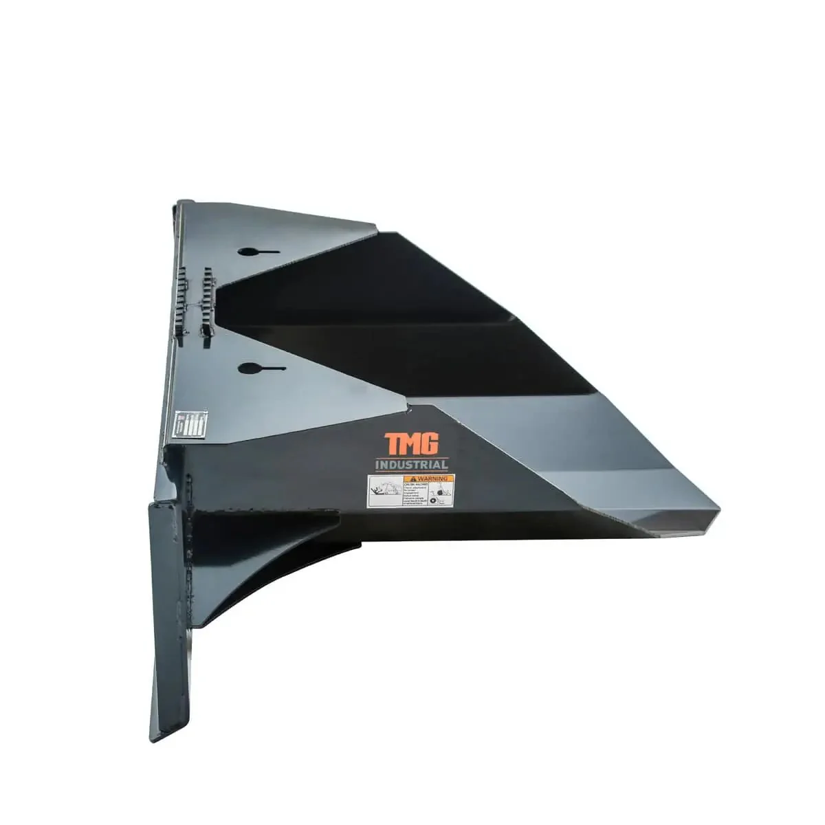 1067 mm (42″) Heavy Duty Skid Steer Tree Scoop, 680 kg (1500 lb) Capacity, Chain Slot Tie Downs, TMG-TS42 - Image 6