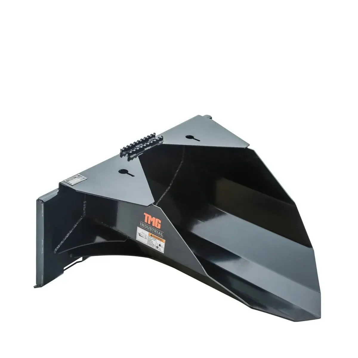 1067 mm (42″) Heavy Duty Skid Steer Tree Scoop, 680 kg (1500 lb) Capacity, Chain Slot Tie Downs, TMG-TS42 - Image 7