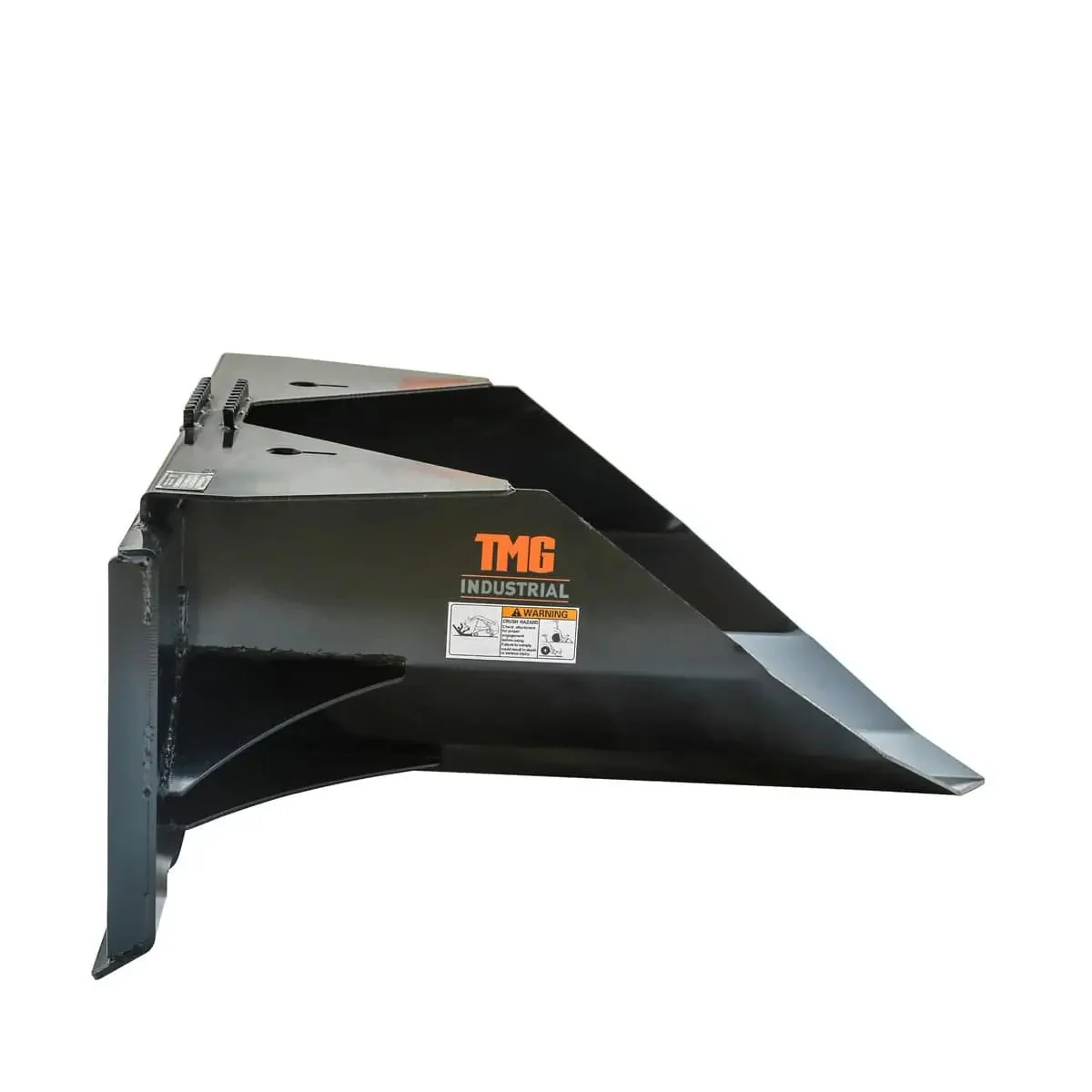 1067 mm (42″) Heavy Duty Skid Steer Tree Scoop, 680 kg (1500 lb) Capacity, Chain Slot Tie Downs, TMG-TS42 - Image 9