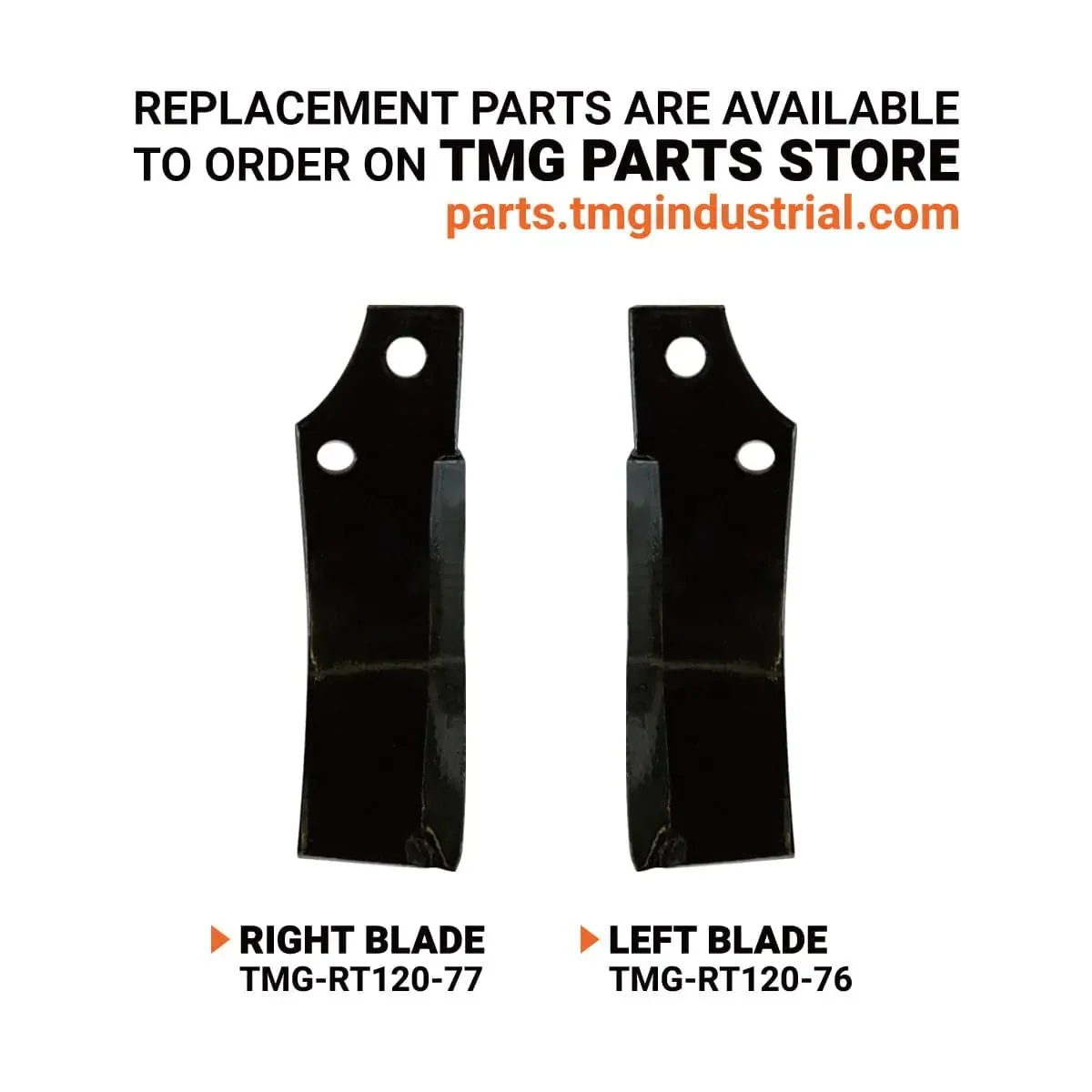 1200 mm (48") Rotary Tiller, 18 - 30 HP Tractor, 3-Point Hitch, Category 1, TMG-RT120 - Image 5