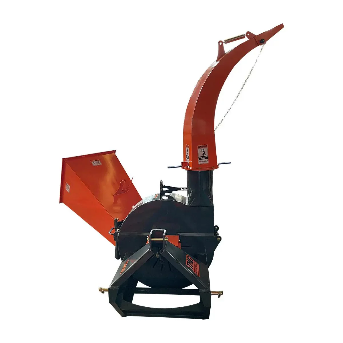 3-Point Hitch Wood Chipper, 150 mm (6″) Capacity, 360° Swiveling Chute, TMG-WC60 - Image 3
