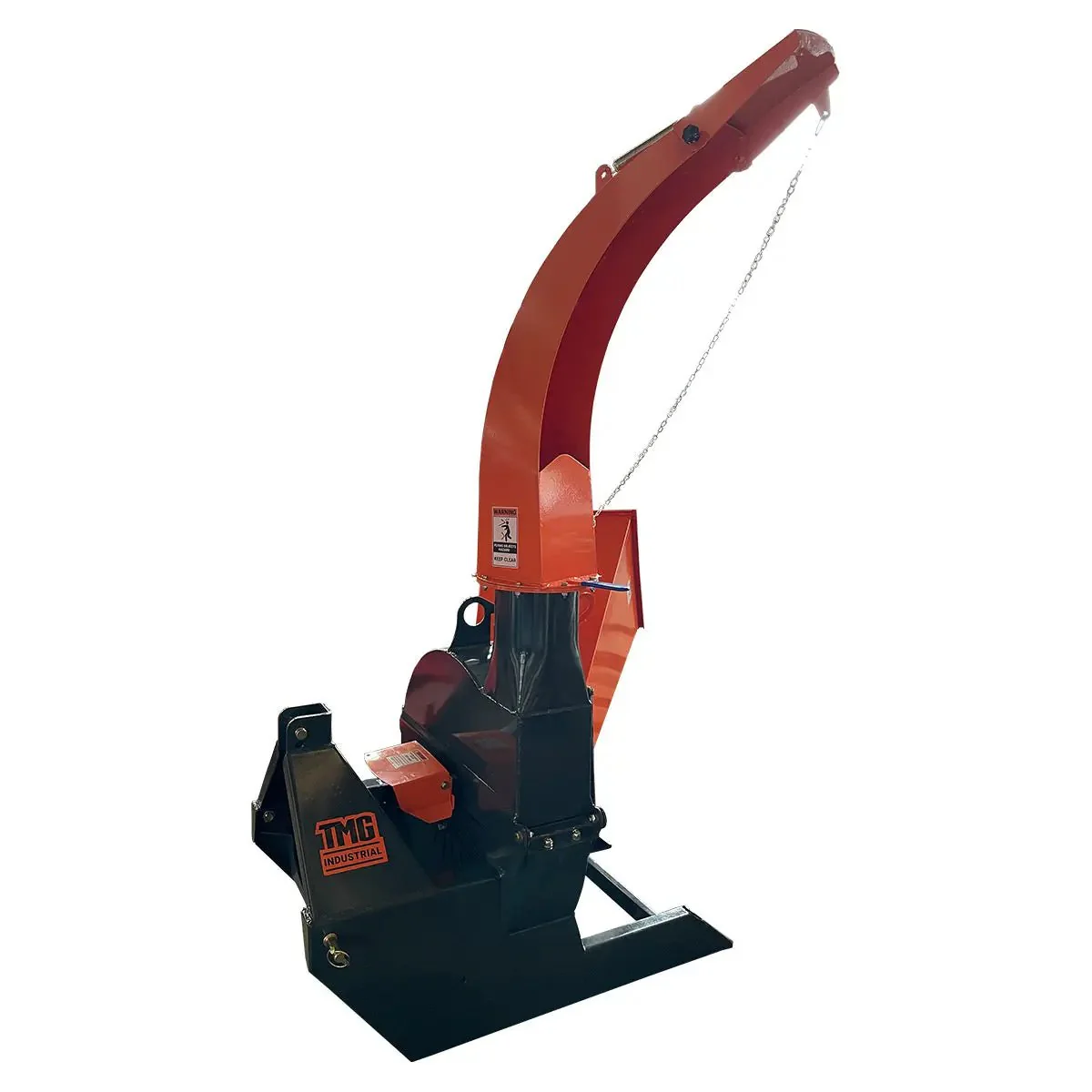 3-Point Hitch Wood Chipper, 150 mm (6″) Capacity, 360° Swiveling Chute, TMG-WC60 - Image 4