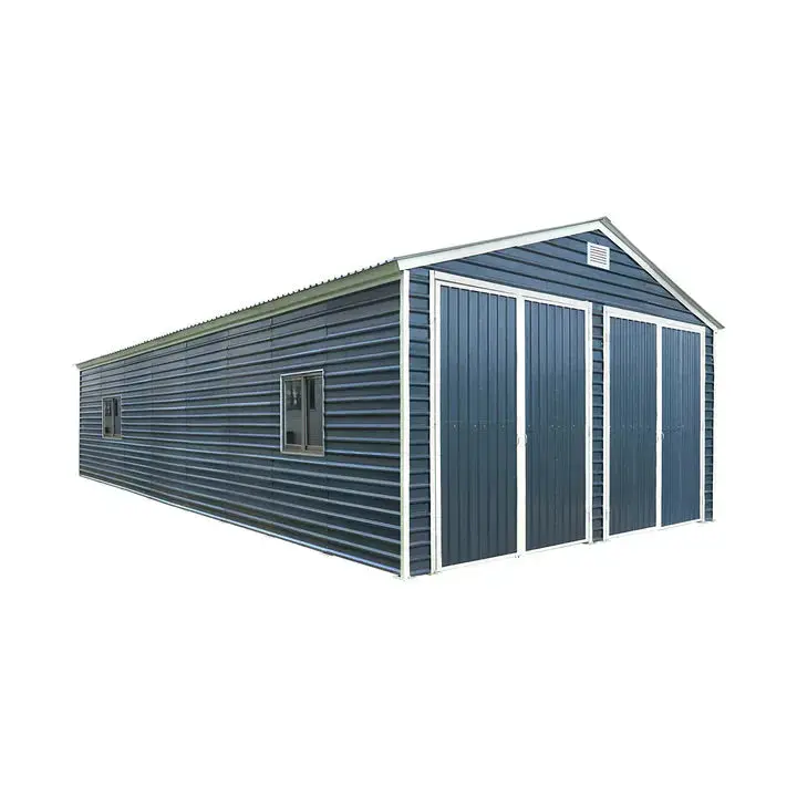 6 x 12 m Metal Garage Shed, 2.8 m High Double Front Doors, 4 m Peak, 72 m² TMG-MS2040 - Image 17
