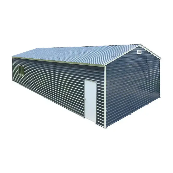 6 x 12 m Metal Garage Shed, 2.8 m High Double Front Doors, 4 m Peak, 72 m² TMG-MS2040 - Image 22