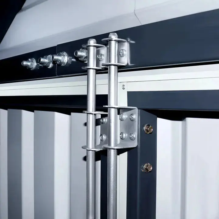 6 x 12 m Metal Garage Shed, 2.8 m High Double Front Doors, 4 m Peak, 72 m² TMG-MS2040 - Image 8