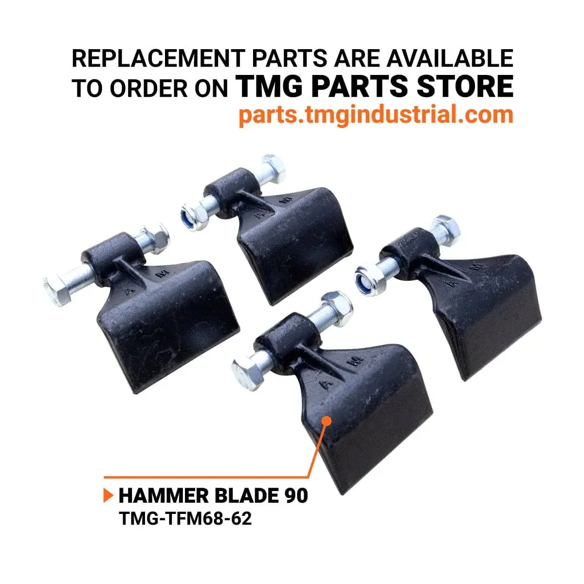 1750 mm (68") Heavy Duty Flail Mower with Forged Hammers for Tractors 30 - 60 HP, TMG‑TFM68 - Image 5