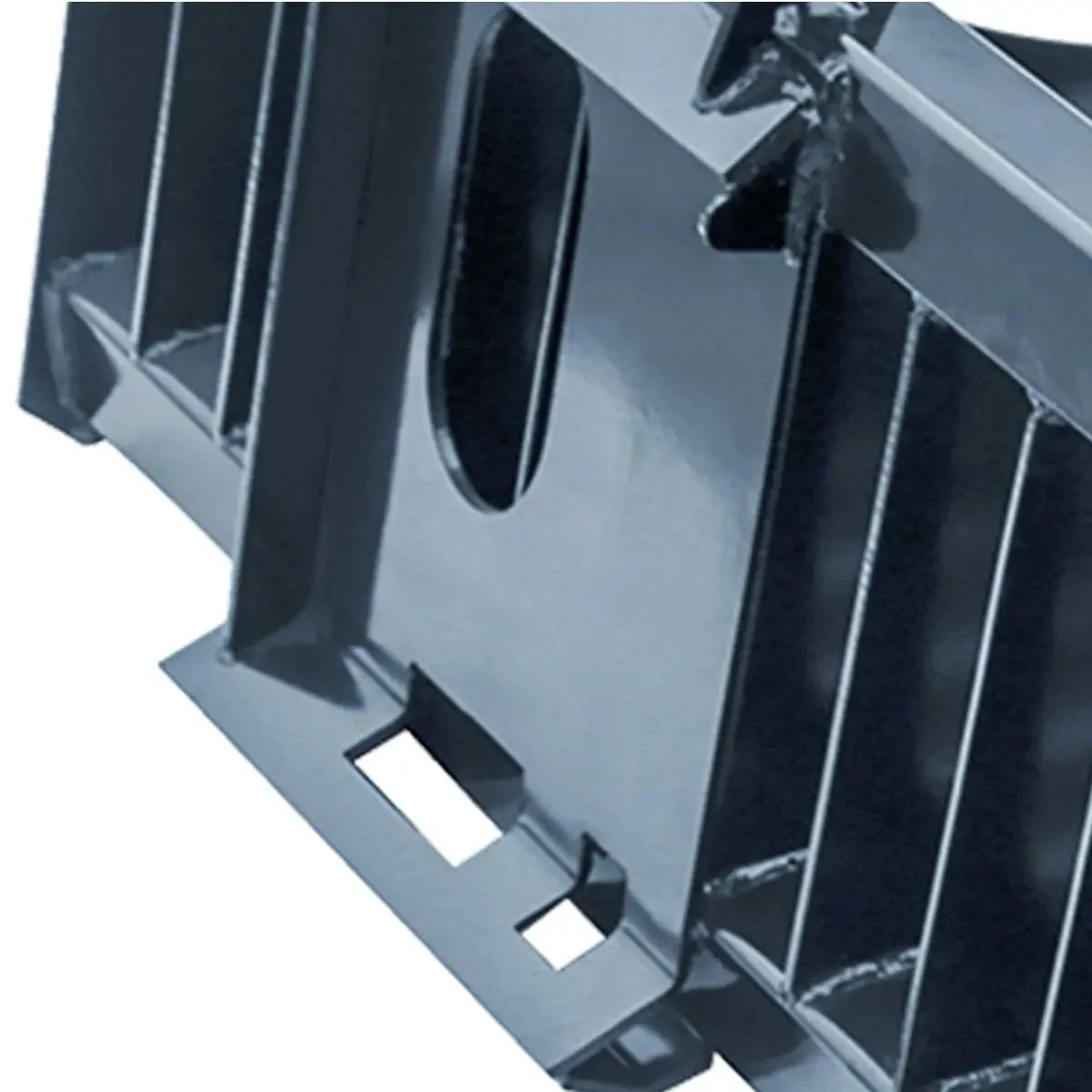 1.8 m Skid Steer Rock Skeleton Bucket Attachment, 100mm / 4" Tine Spacing, Universal Mount, TMG-SB72 - Image 11