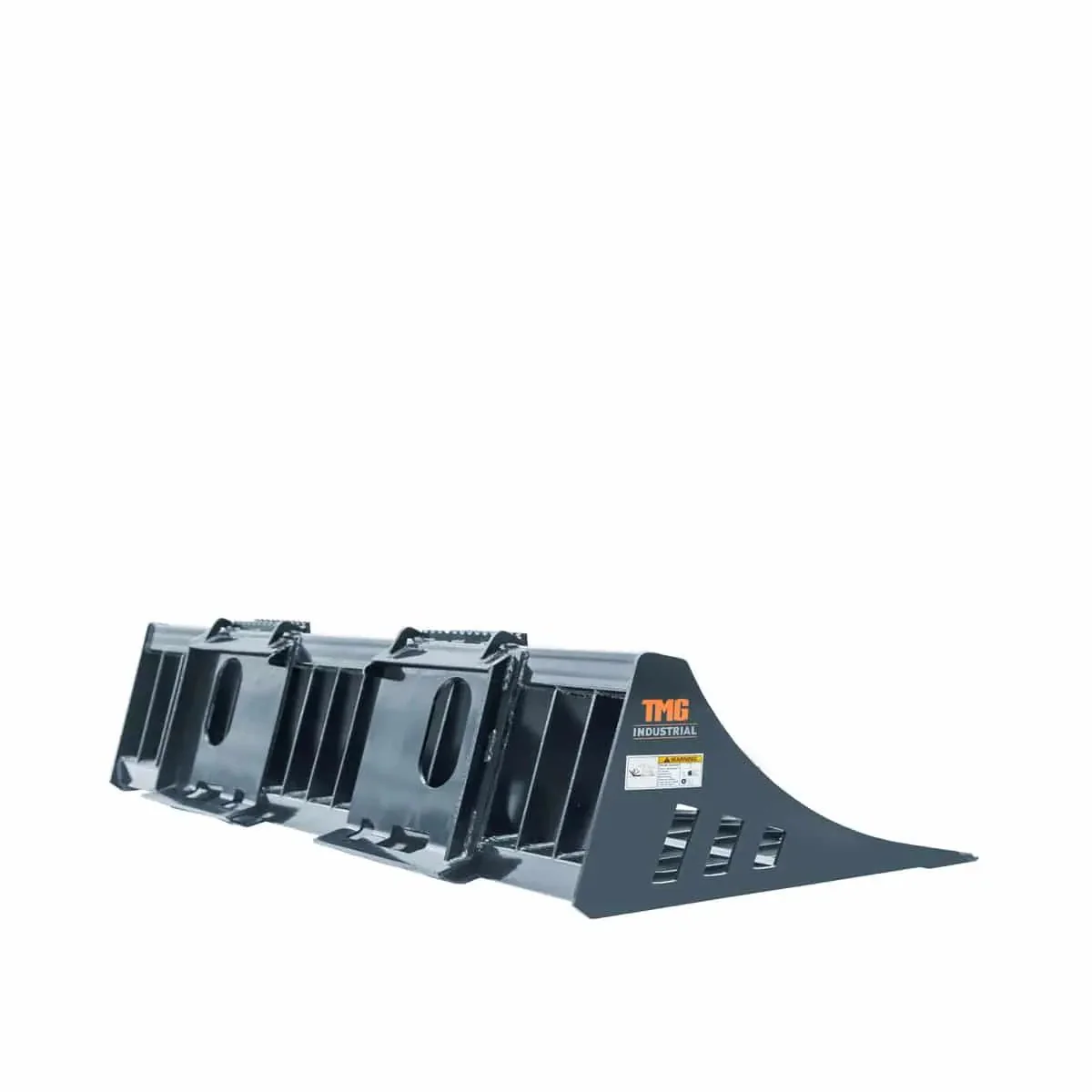 1.8 m Skid Steer Rock Skeleton Bucket Attachment, 100mm / 4" Tine Spacing, Universal Mount, TMG-SB72 - Image 5