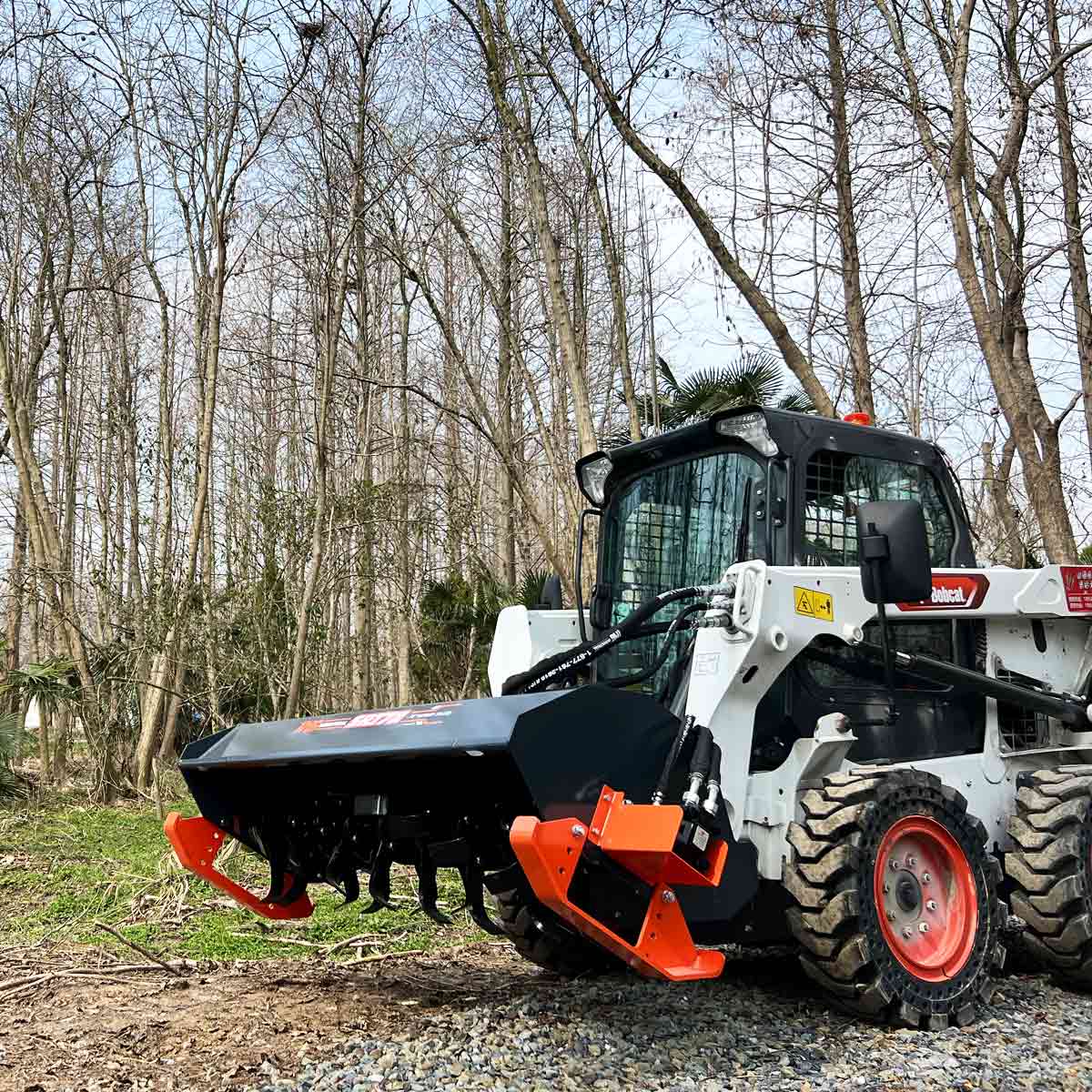 1830 mm (72”) Skid Steer Rotary Tiller, Bi-Directional, 6” Tilling Depth, Universal Skid Mount, TMG-SRT72 - Image 5