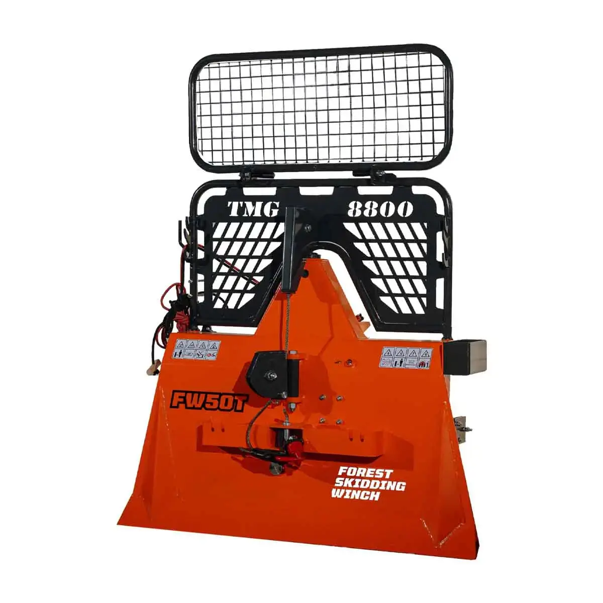 42 kN Log Skidding Winch for 30 - 50 HP Tractors, 3-Point Hitch, Category 1, TMG-FW50T - Image 10