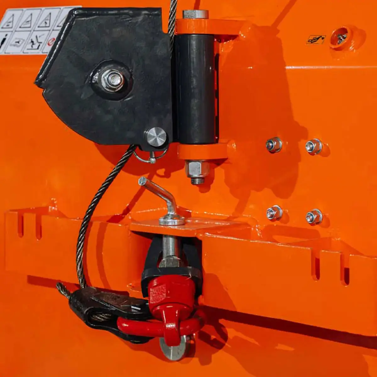 42 kN Log Skidding Winch for 30 - 50 HP Tractors, 3-Point Hitch, Category 1, TMG-FW50T - Image 2