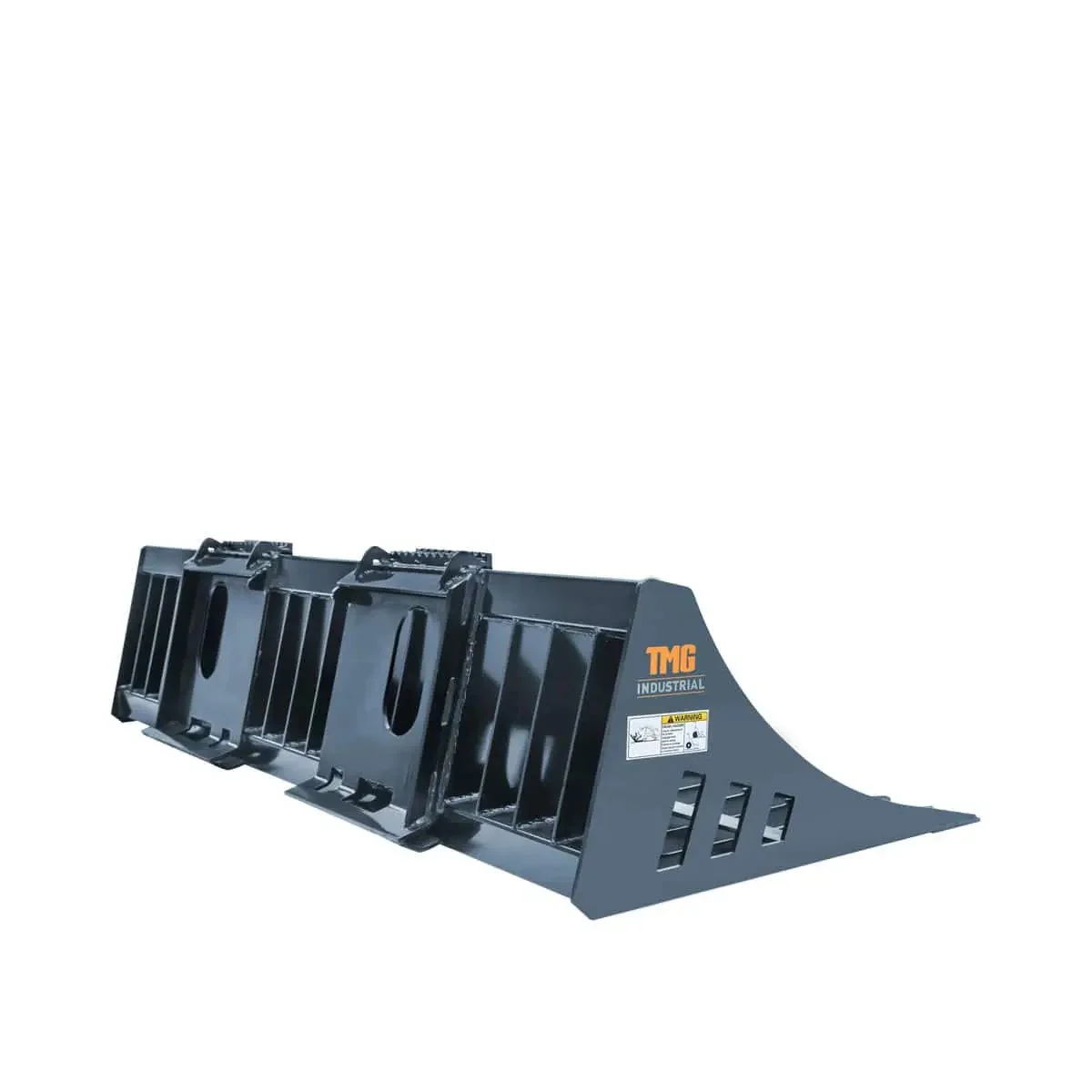 2.2 m Skid Steer Rock Skeleton Bucket Attachment, 100mm (4") Tine Spacing, Universal Mount, TMG-SB84 - Image 5