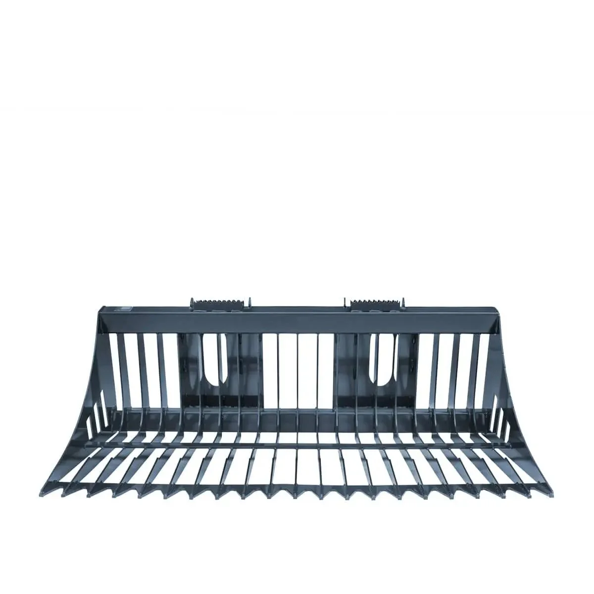 2.2 m Skid Steer Rock Skeleton Bucket Attachment, 100mm (4") Tine Spacing, Universal Mount, TMG-SB84 - Image 8