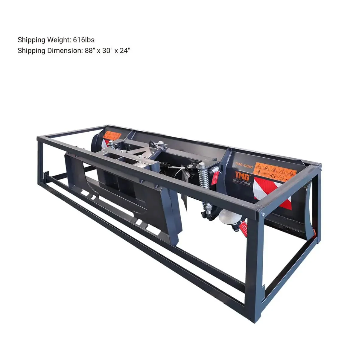 2.2 m Skid Steer Dozer Blade / Material Pusher, Bolt-On Cutting Edge, 30° Left/Right, TMG-DB86 - Image 11