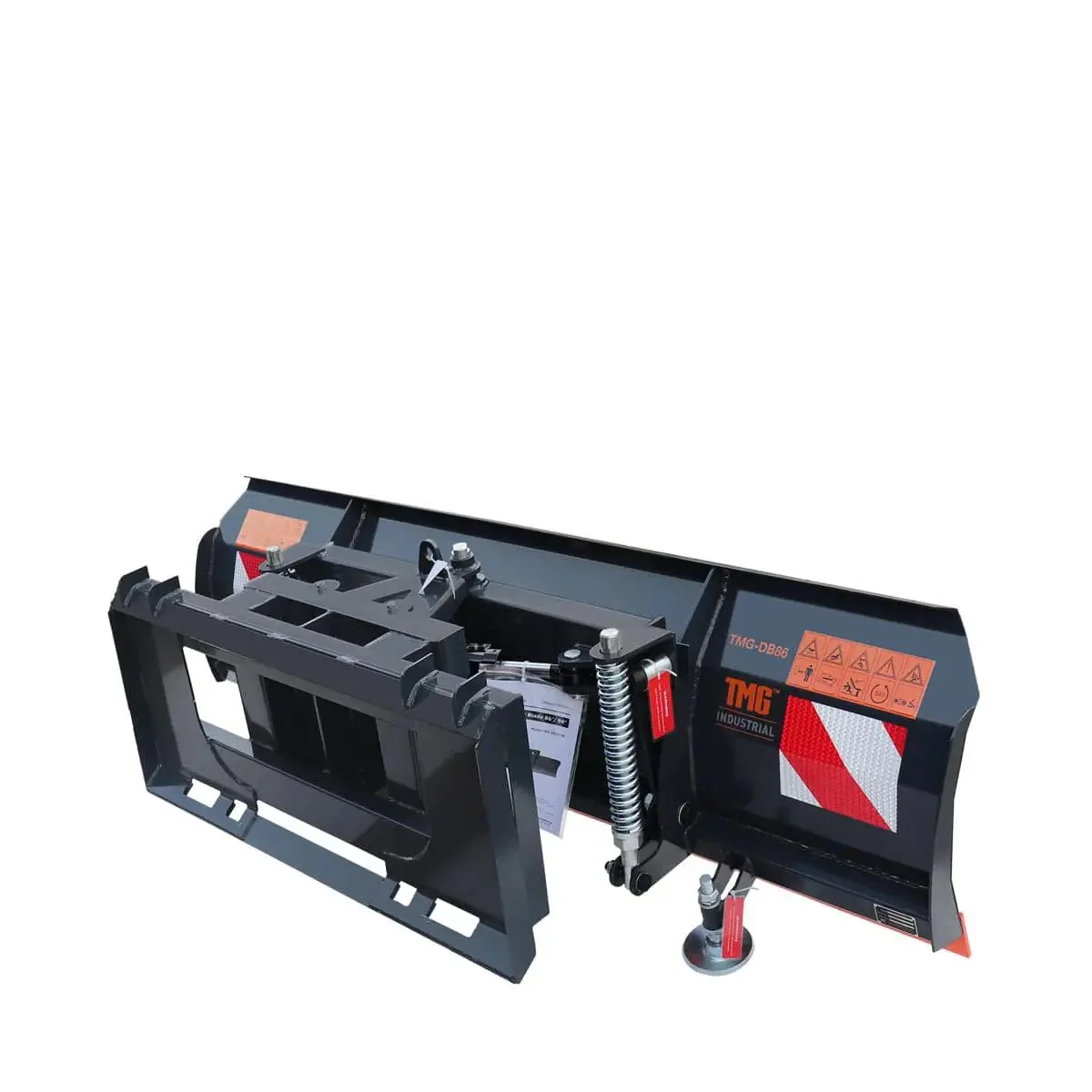 2.2 m Skid Steer Dozer Blade / Material Pusher, Bolt-On Cutting Edge, 30° Left/Right, TMG-DB86 - Image 6