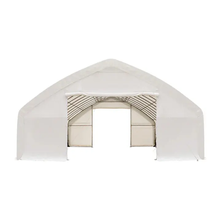 9 x 15 m Straight Wall, Peak Ceiling Storage Shelter with PVC Cover, TMG-ST3052V (Previously ST3050V) - Image 15