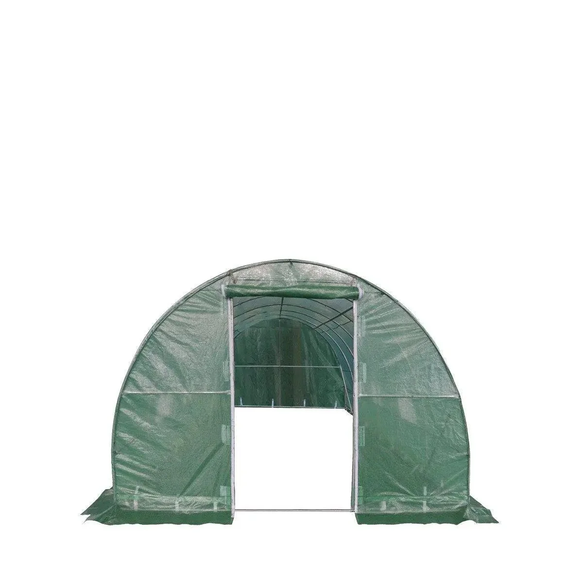 3 x 9 m Tunnel Greenhouse Grow Tent with Ripstop Leno PE Cover, Roll-up Door and Windows, TMG-GH1030R - Image 4