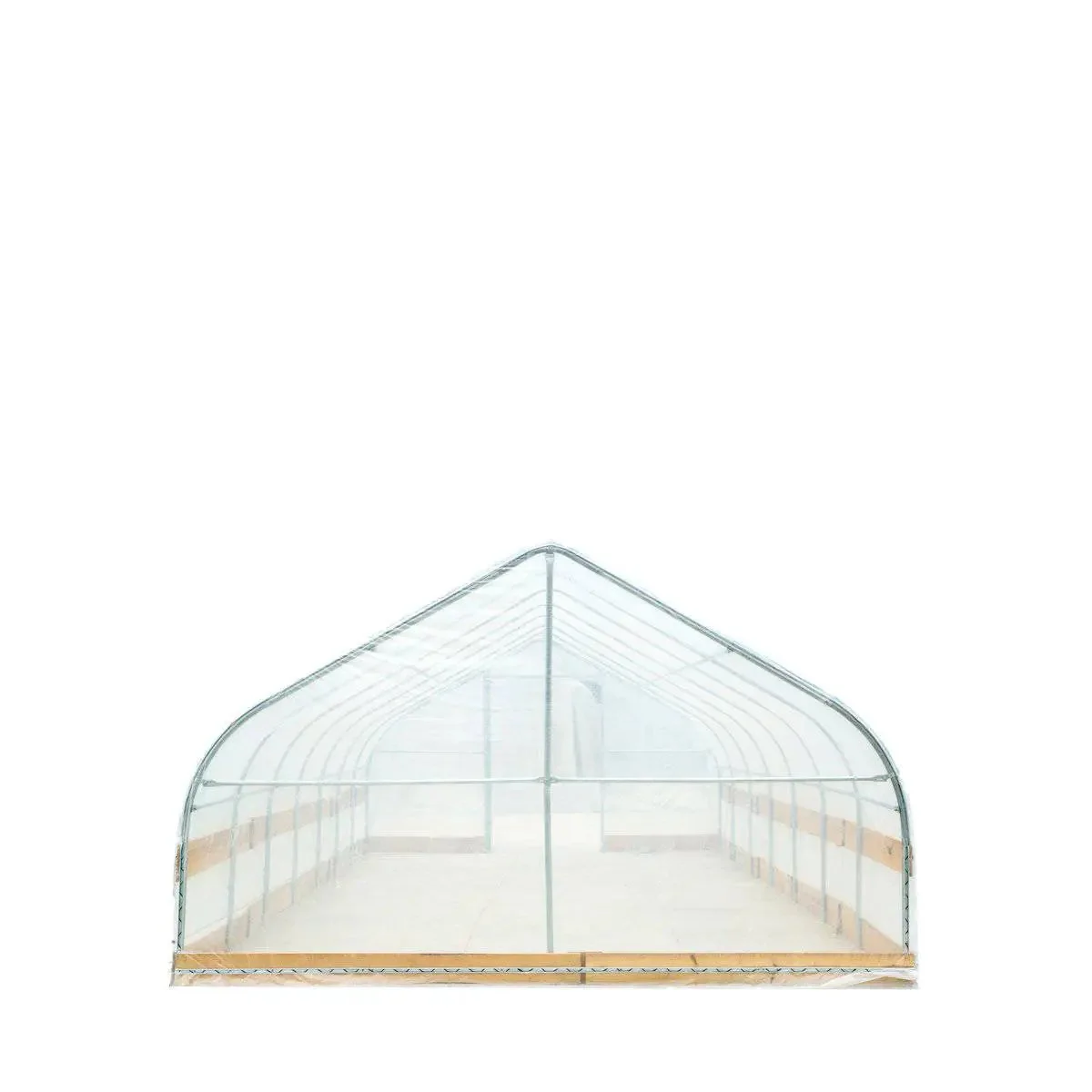 3.7 x 9 m Tunnel Greenhouse Grow Tent with 6 Mil Clear EVA Film, Roll-Up Sides, TMG-GH1230 - Image 5
