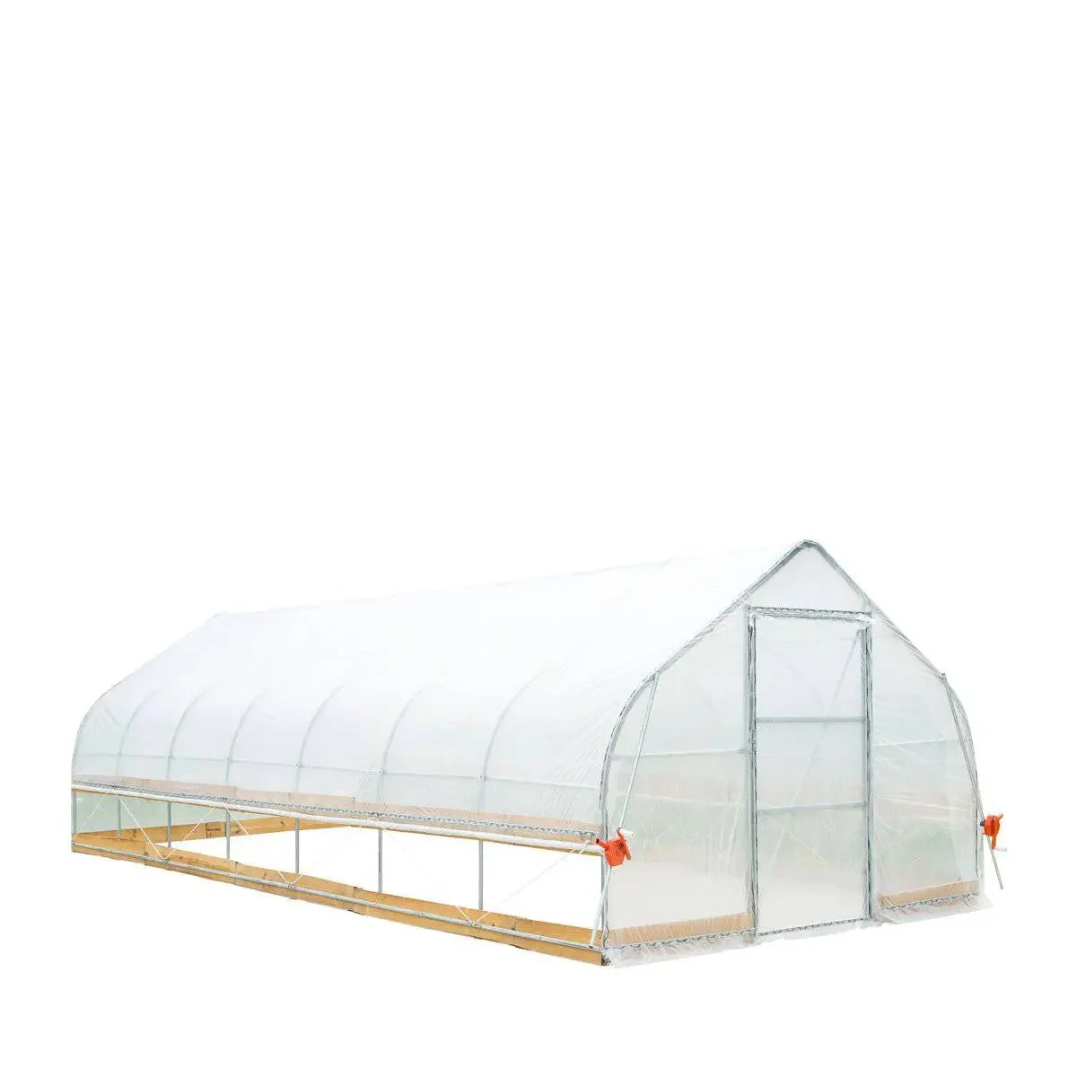 3.7 x 9 m Tunnel Greenhouse Grow Tent with 6 Mil Clear EVA Film, Roll-Up Sides, TMG-GH1230 - Image 6