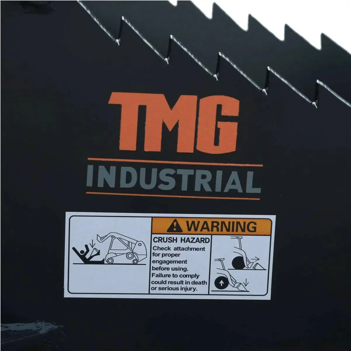 1270 mm (50") Skid Steer Stump Bucket Wrecker, Universal Quick Attach Mount, Bolt-On Teeth, TMG-SB50  - Image 12