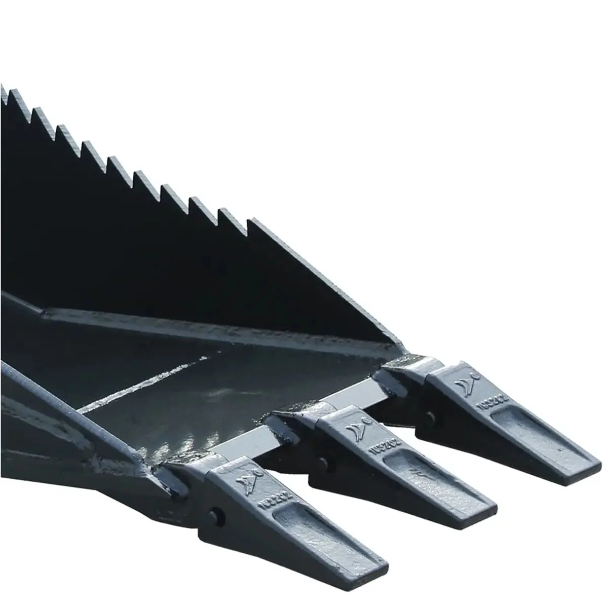 1270 mm (50") Skid Steer Stump Bucket Wrecker, Universal Quick Attach Mount, Bolt-On Teeth, TMG-SB50  - Image 13