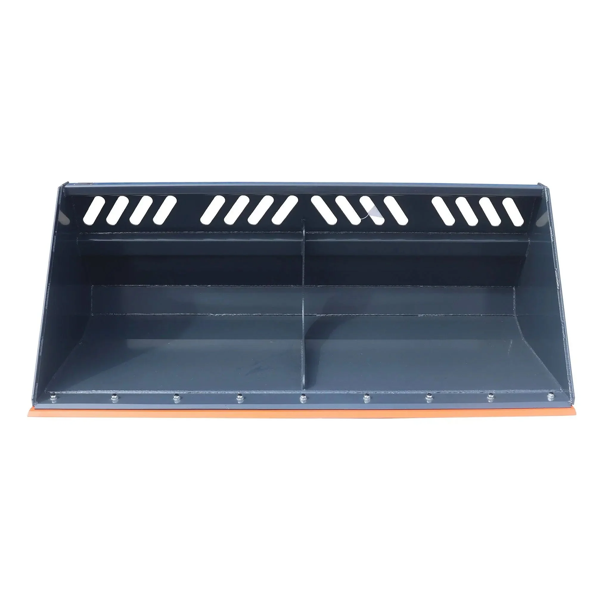 2130 mm (84") Heavy-Duty Mulch/Snow Bucket for Skid Steers, Universal Quick Attach Mount, TMG-SN84 - Image 4
