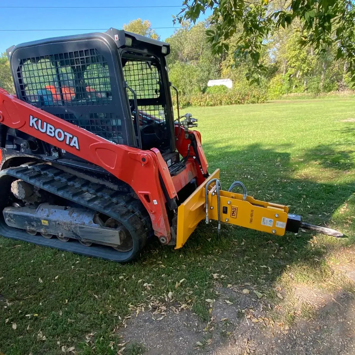 Hydraulic Breaker for 30-70 HP Skid Steer with Universal Mount, TMG-HB53S - Image 4