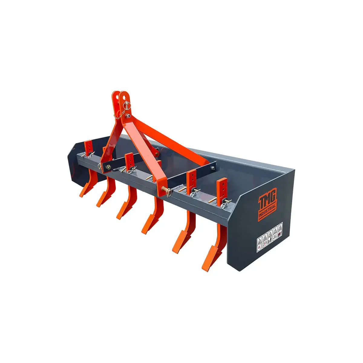 1800 mm (72″) Heavy-Duty Box Scraper Blade with Ripper Shanks, 20 - 50 HP Tractors TMG-TLS72 - Image 2