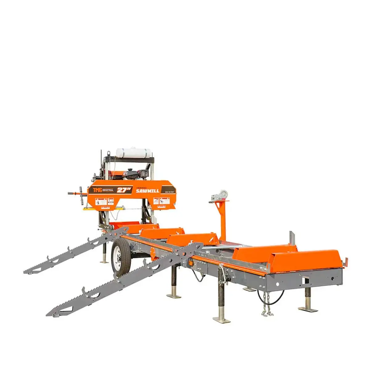 Log Loading Ramp Kit for Sawmill Trailer PSM27, Mast/Boom, 178 cm Ramp Length, 1724-lb Load Capacity, TMG-PSM27-Lramp - Image 10
