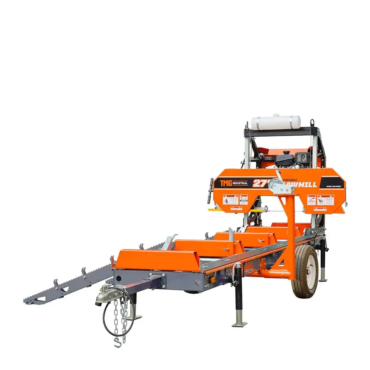 Log Loading Ramp Kit for Sawmill Trailer PSM27, Mast/Boom, 178 cm Ramp Length, 1724-lb Load Capacity, TMG-PSM27-Lramp - Image 3