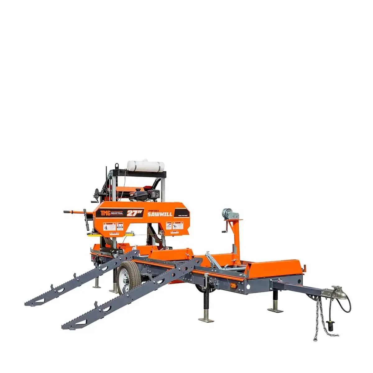 Log Loading Ramp Kit for Sawmill Trailer PSM27, Mast/Boom, 178 cm Ramp Length, 1724-lb Load Capacity, TMG-PSM27-Lramp - Image 5