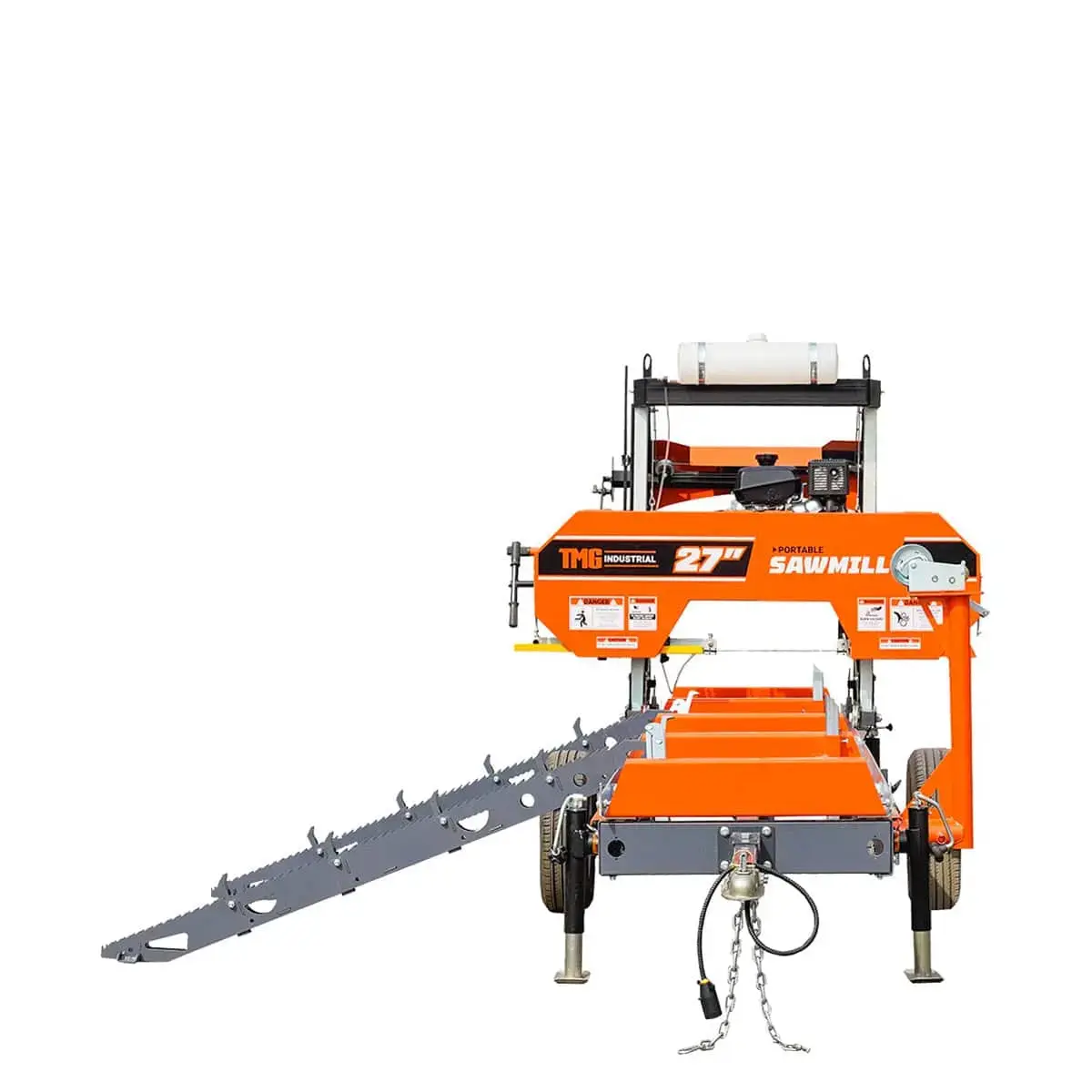 Log Loading Ramp Kit for Sawmill Trailer PSM27, Mast/Boom, 178 cm Ramp Length, 1724-lb Load Capacity, TMG-PSM27-Lramp - Image 6