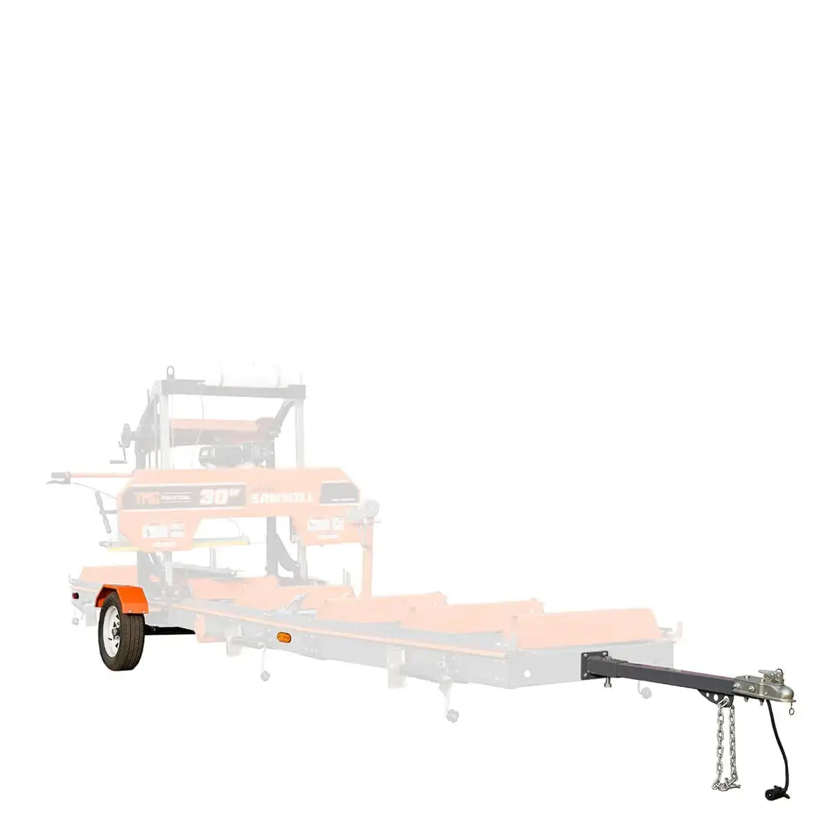 Mobility Combo Kit for Sawmill PSM27 & PSM30, Rubber Torsion Axle, Sawhead Lockdown, Wheel Fenders, Wiring Harness, TMG-PSM27-30-Mjack - Image 2