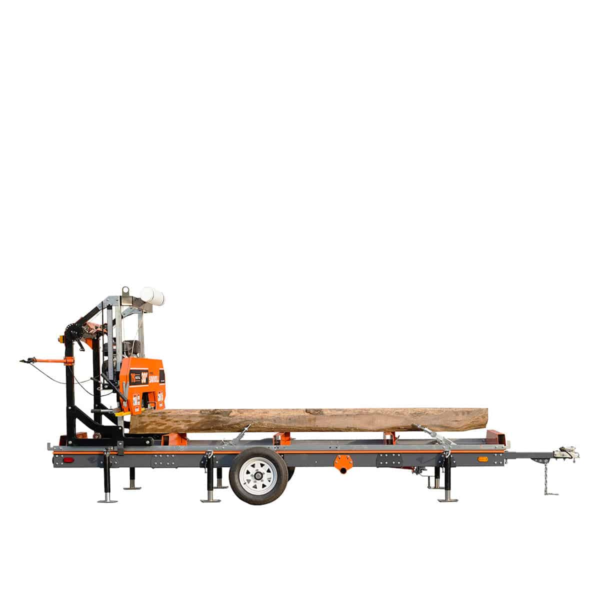 Mobility Combo Kit for Sawmill PSM27 & PSM30, Rubber Torsion Axle, Sawhead Lockdown, Wheel Fenders, Wiring Harness, TMG-PSM27-30-Mjack - Image 7
