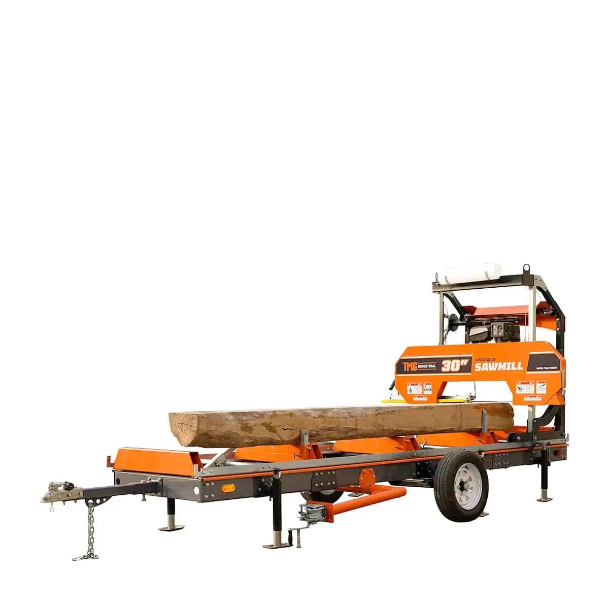 Mobility Combo Kit for Sawmill PSM27 & PSM30, Rubber Torsion Axle, Sawhead Lockdown, Wheel Fenders, Wiring Harness, TMG-PSM27-30-Mjack - Image 8