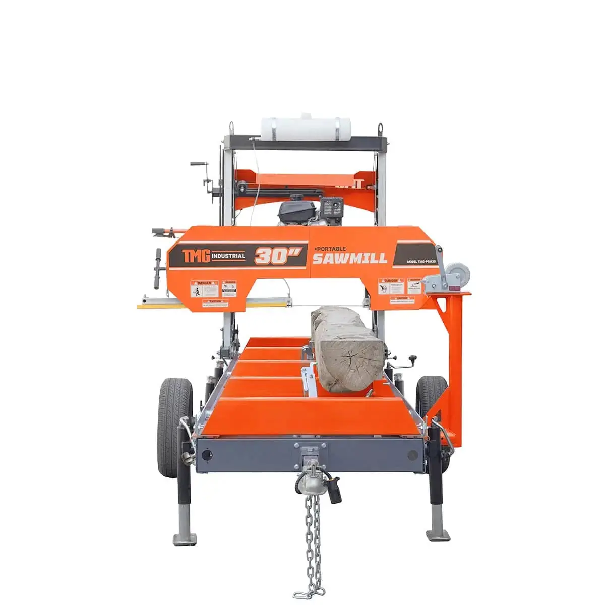 Primary Sub-Frame for Sawmill Trailer PSM30, 1994-kg Capacity, Leveling Jacks, Anti-Tipping Rail Guard, TMG-PSM30-Sframe - Image 3