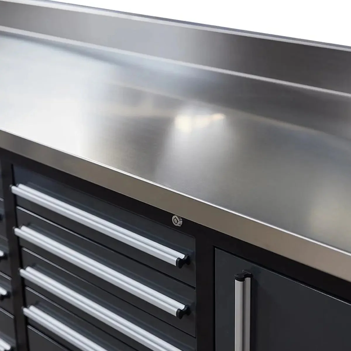 TMG Heavy Series™ 2.8m Workbench with Stainless Steel Benchtop and 18 Drawers, TMG-WB918 - Image 11