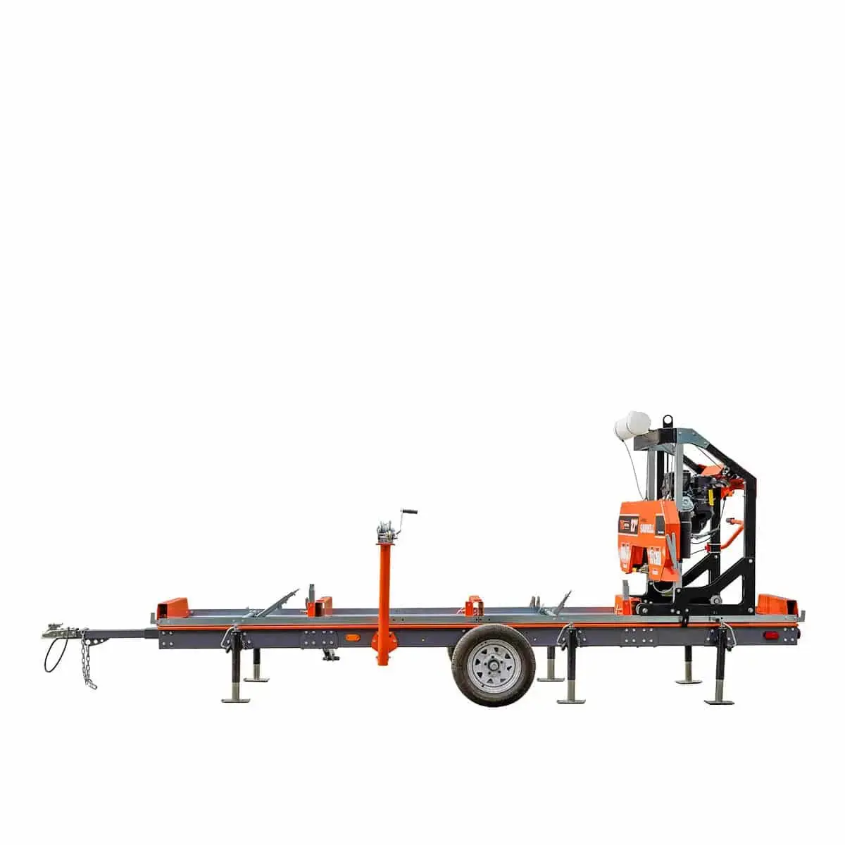 Sub-Frame Extension for Sawmill Trailer PSM27, 1996-kg Capacity, Anti-Tipping Rail Guard, TMG-PSM27-Sframe-4EX - Image 3