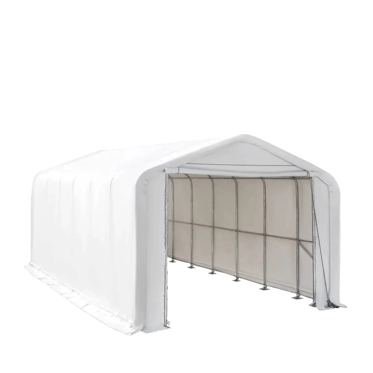 5.5 x 9m RV/Motorhome Storage Shelter with Heavy-Duty 570 gsm PVC Fabric Cover, TMG-ST1830 - Image 3
