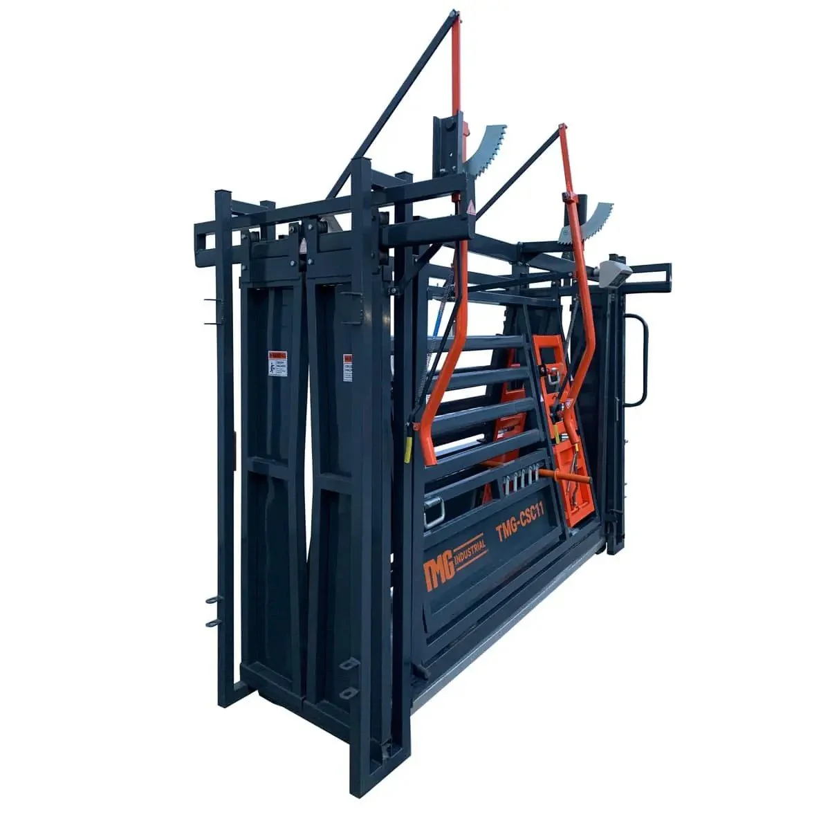 3 m (10′) Squeeze Cattle Work Chute, 2040 kg (4500 lb) Weight Scale, Side Exit, Side Squeeze, LCD Weight Display, TMG‑CSC11 - Image 3