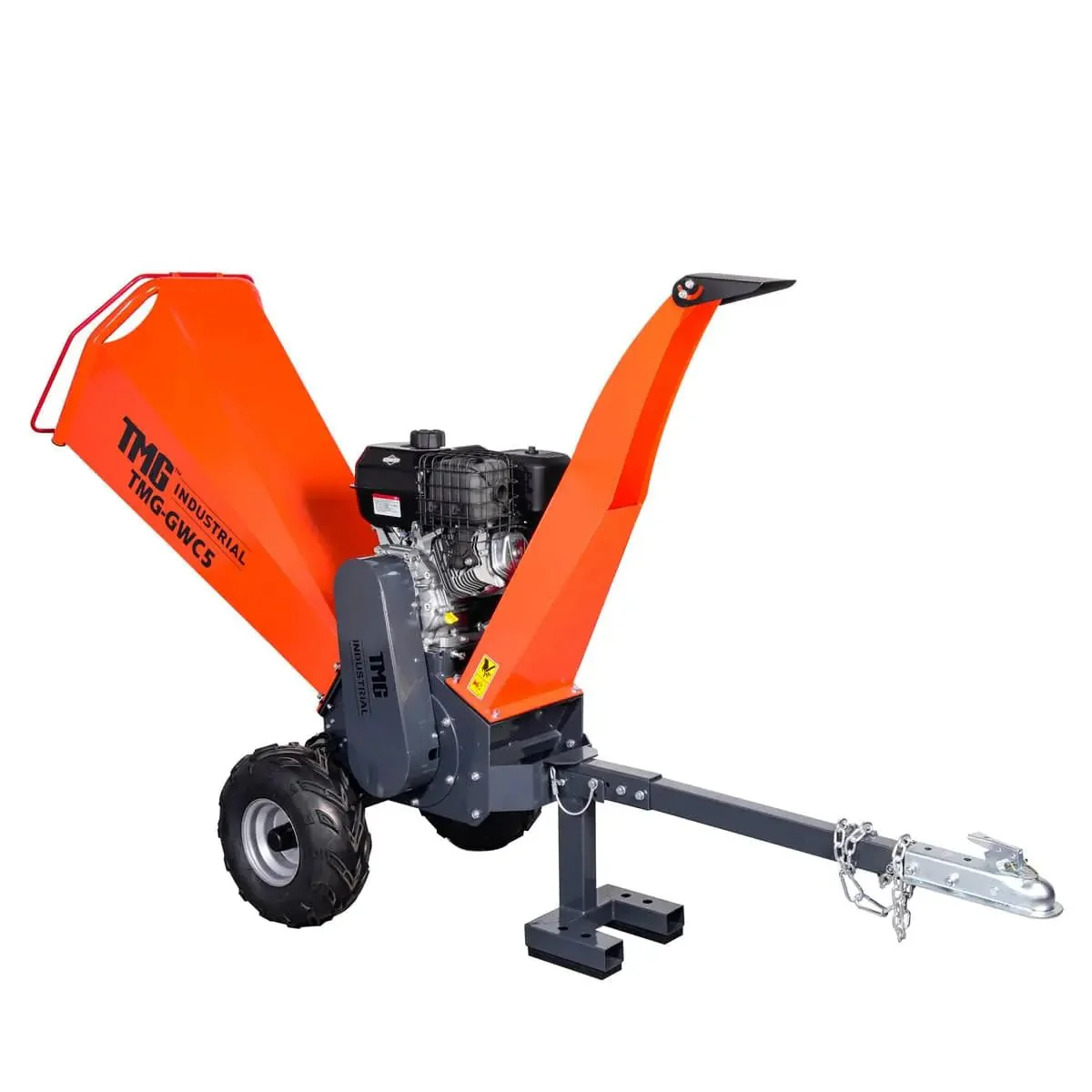 120 mm (4-3/4”) Wood Chipper with 13.5 HP Briggs & Stratton Gas Engine, 2” Hitch Tow-Behind, TMG-GWC5 - Image 3