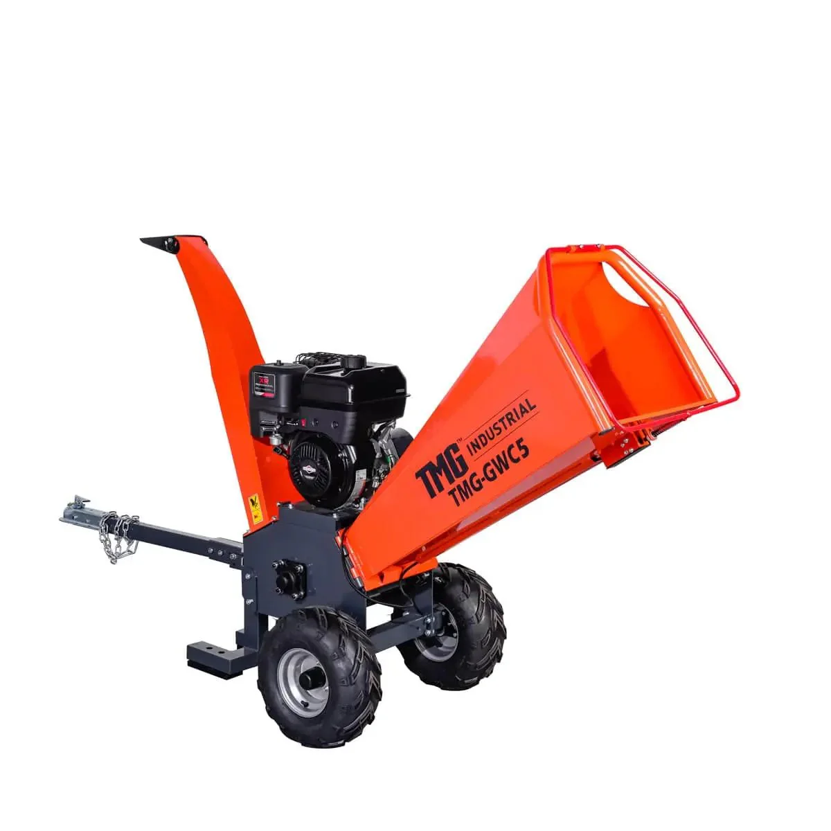 120 mm (4-3/4”) Wood Chipper with 13.5 HP Briggs & Stratton Gas Engine, 2” Hitch Tow-Behind, TMG-GWC5 - Image 7
