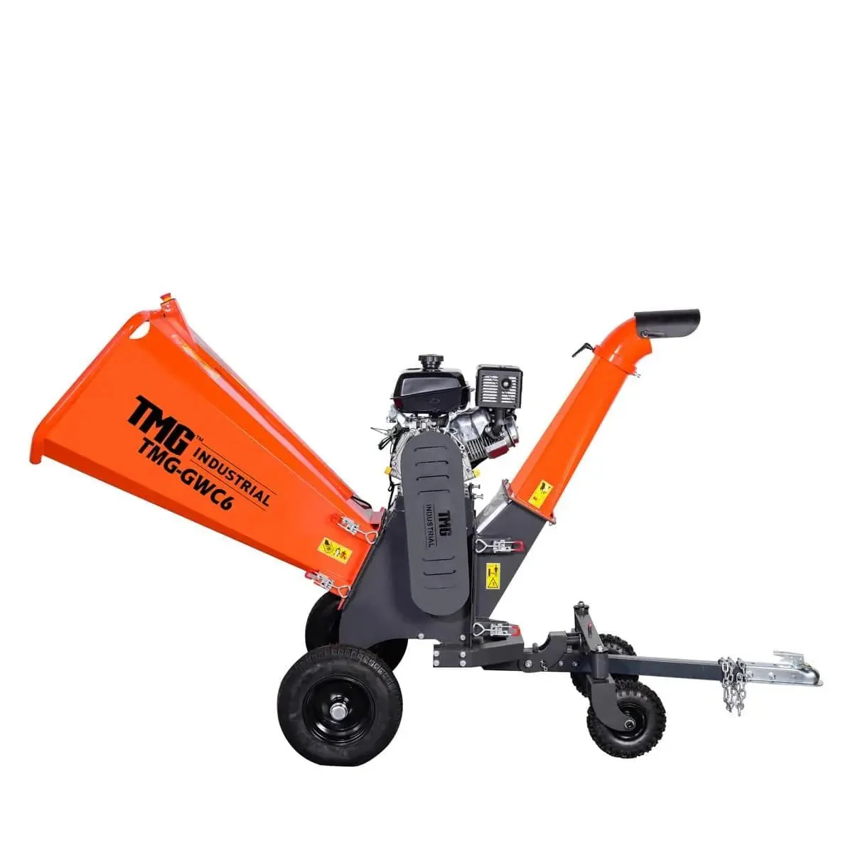 TMG Heavy Series™ 150 mm (6") Wood Chipper with 14 HP Kohler Gas Engine, 50 mm (2") Hitch Tow-Behind, TMG-GWC6 - Image 3
