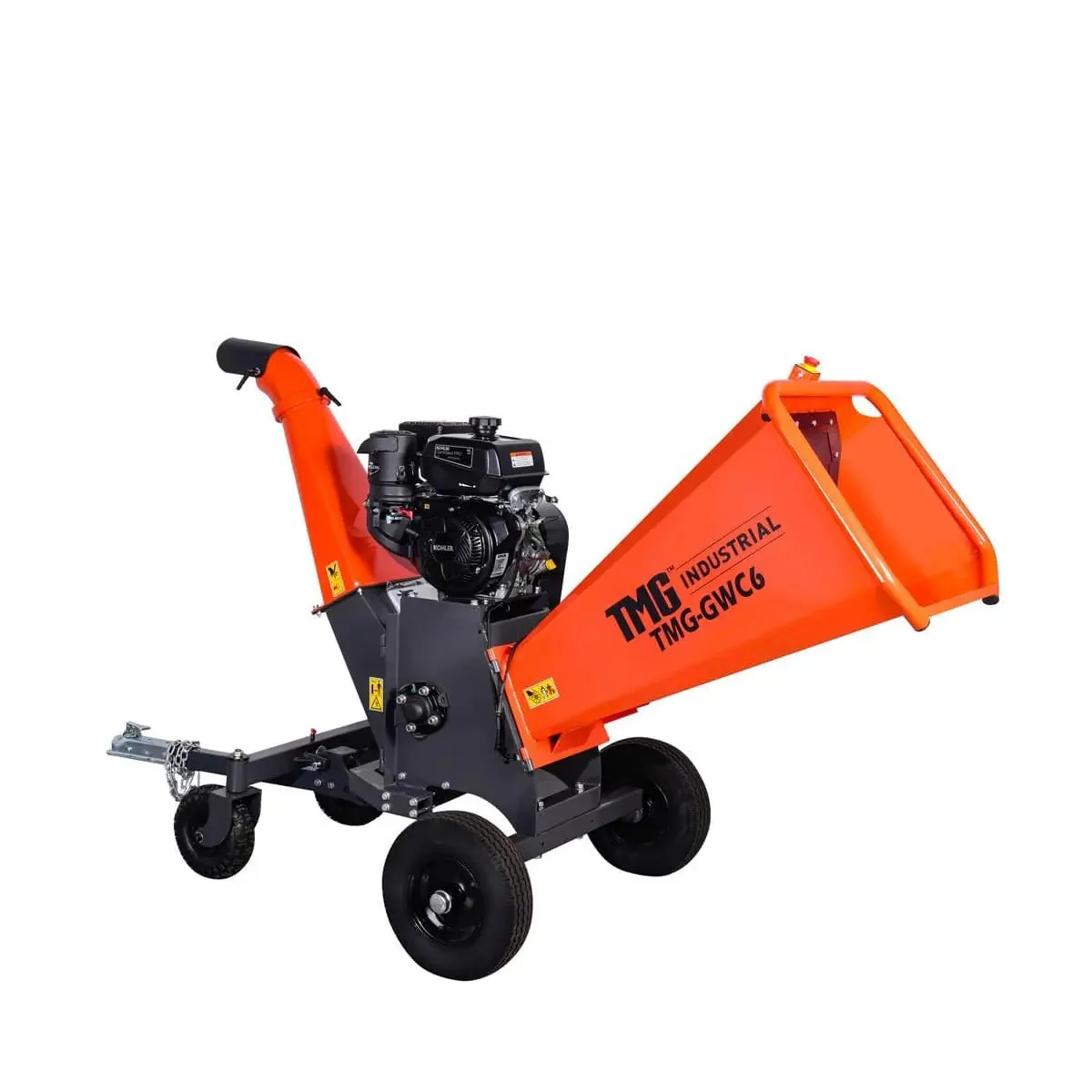 TMG Heavy Series™ 150 mm (6") Wood Chipper with 14 HP Kohler Gas Engine, 50 mm (2") Hitch Tow-Behind, TMG-GWC6 - Image 7